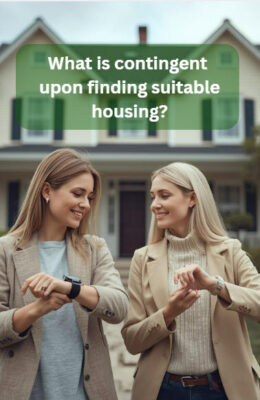 what is contingent upon finding suitable housing?